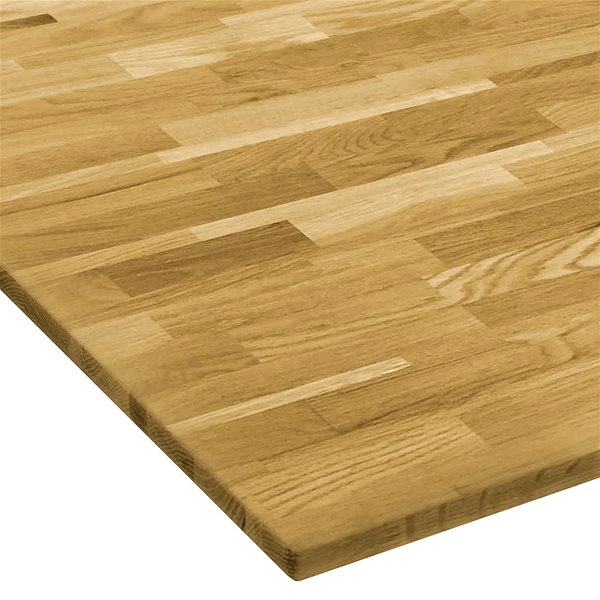 Table Top Square Solid Oak Table Top 23mm 70 × 70cm Features/technology