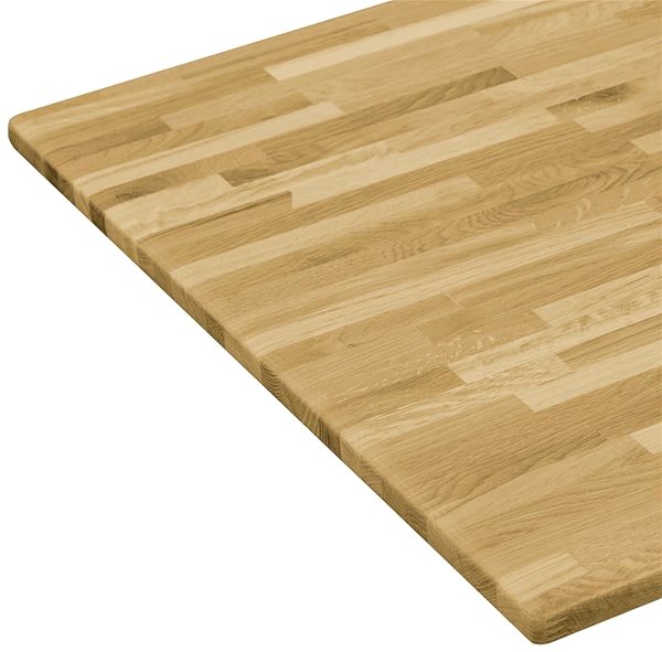 Table Top Rectangular Solid Oak Table Top 23mm 100 × 60cm Features/technology