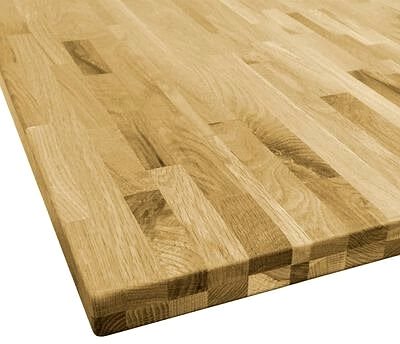 Table Top Square Solid Oak Table Top 44mm 70 × 70cm Features/technology