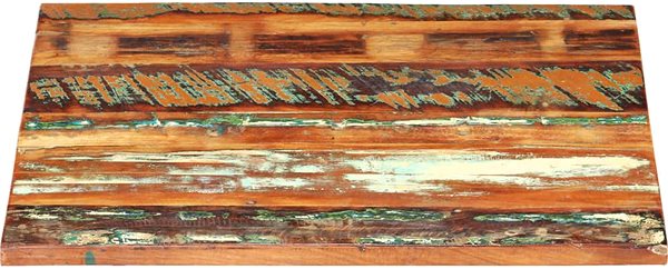 Stolová doska Stolová doska štvorec 70 × 70, cm 25 – 27mm, masívne recyklované drevo ...