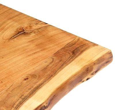 Table Top Solid Acacia Wood Table Top 80 × (50-60) × 3.8cm Features/technology