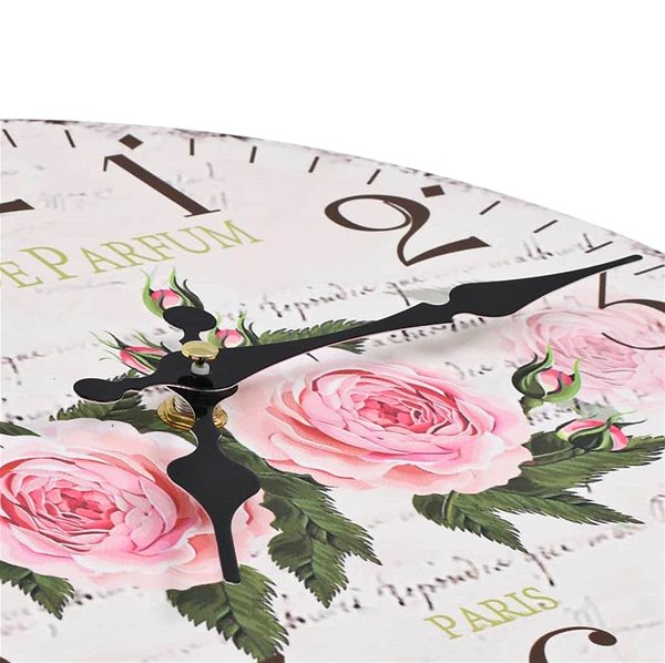 Wall Clock Vintage Wall Clock 30cm Flower Features/technology