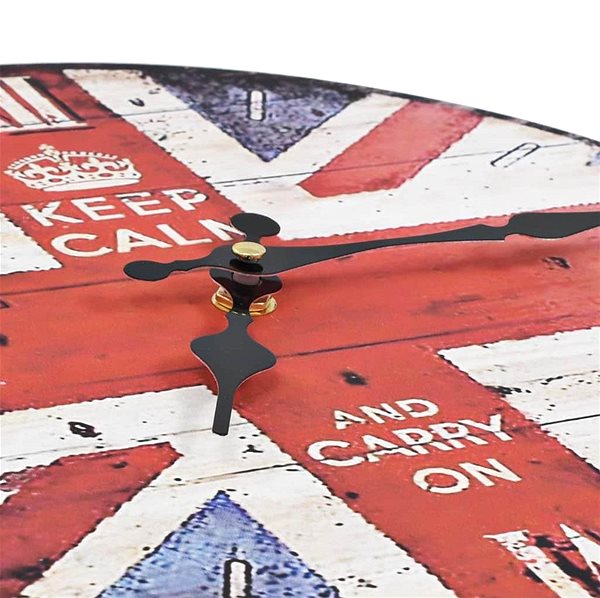 Wall Clock Vintage Wall Clock 30cm UK Design Features/technology