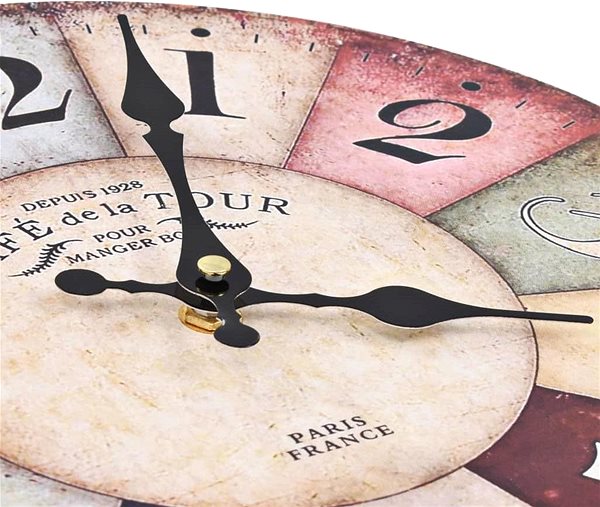 Wall Clock Vintage Wall Clock 30cm Colourful Features/technology