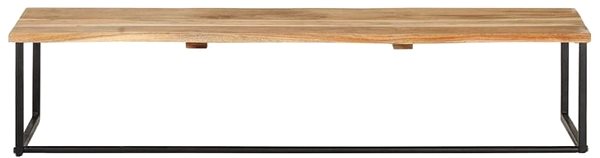 Vešiak Vešiak s prírodnou hranou, 100 × 35 × 22 cm, masívne akáciové drevo ...