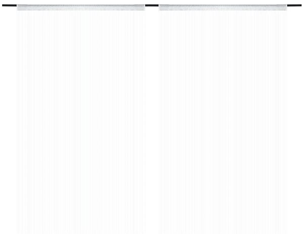 Záves Šnúrkové záclony, 2 ks, 140x250 cm, biele ...