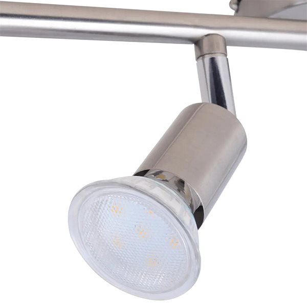 Stropné svietidlo Stropné svietidlo so 4 bodovými LEDkami, saténový nikel Vlastnosti/technológia