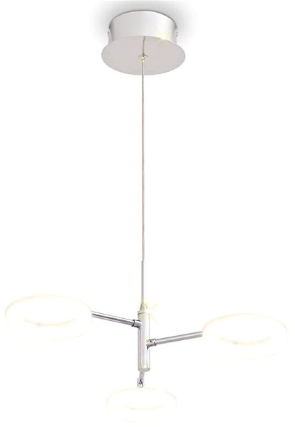 Ceiling Light Pendant Ceiling Light with 3 LED Spotlights Warm White Light Screen