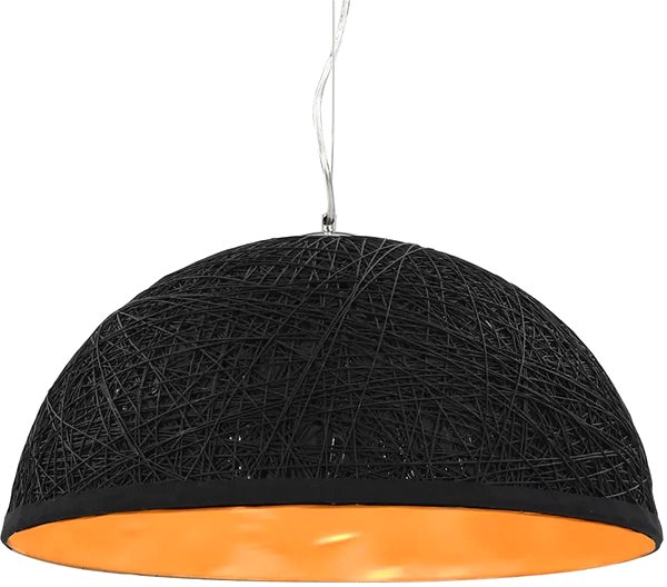 Ceiling Light Suspension Light, Black-gold O 50 cm E27 Features/technology
