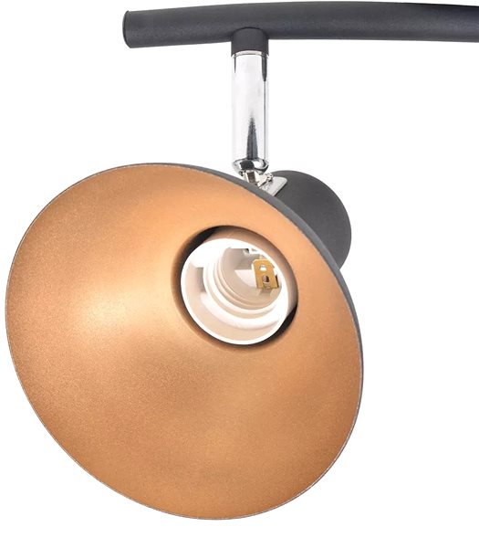 Ceiling Light Ceiling Lamp for 6 Bulbs E27, Black-gold Features/technology