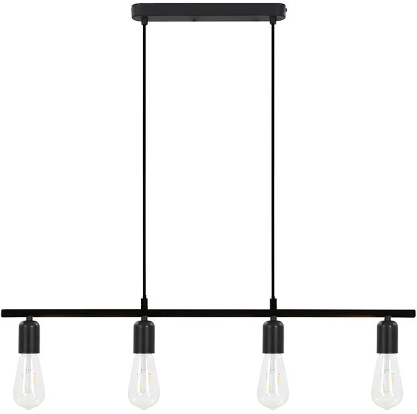 Ceiling Light Ceiling Light, Black 80cm E27 Screen