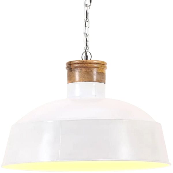 Ceiling Light Industrial Pendant Light 58cm White E27 Features/technology