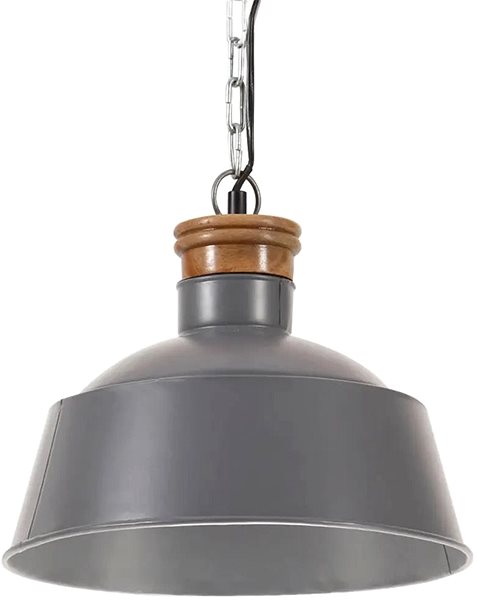 Ceiling Light Industrial Pendant Ceiling Light 32cm Grey E27 Features/technology