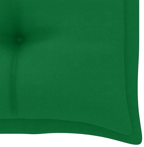 Poduška Poduška na záhradnú lavicu zelená 100 x 50 x 7 cm textil Vlastnosti/technológia