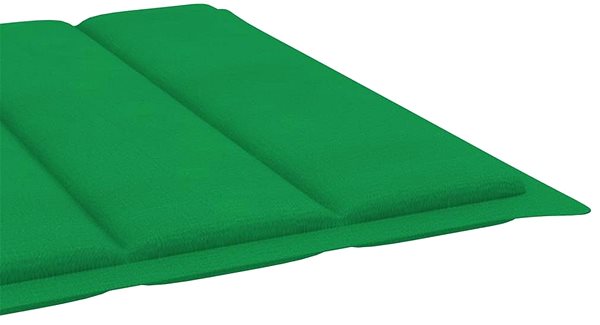Poduška Poduška na záhradné ležadlo zelená 200 x 70 x 4 cm textil Vlastnosti/technológia