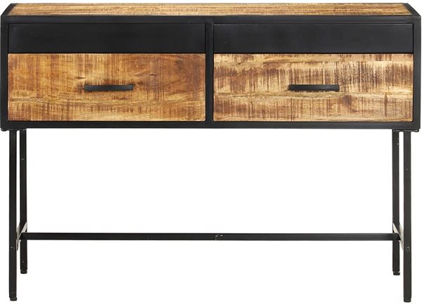 Konzolový stolík Konzolový stolík 110 × 35 × 75 cm hrubé mangovníkové drevo ...