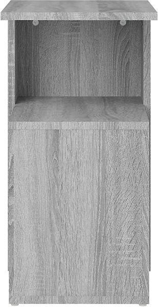 Odkladací stolík Odkladací stolík sivý sonoma 36 × 30 × 56 cm kompozitné drevo ...