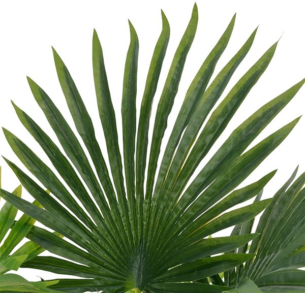 Umelý kvet Umelá rastlina palma s kvetináčom zelená 70 cm ...