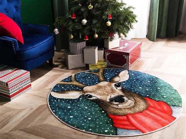 Koberec Vianočný koberec 140 cm EREGLI, 154472 ...