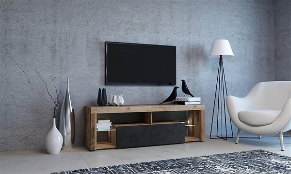 TV stolík RTV Everest 2 + LED, 5907763643008 ...