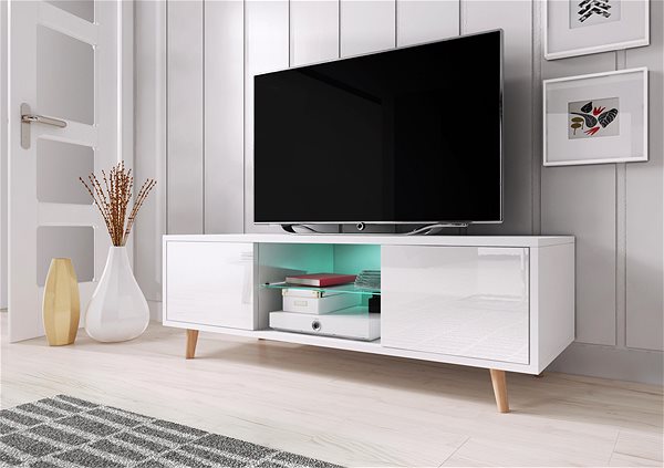 TV stolík RTV Sweden 1 + LED, 5903018215341 ...