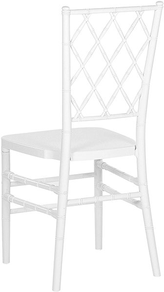 Jedálenská stolička Sada 2 jedálenských stoličiek, biela CLARION, 250965 ...
