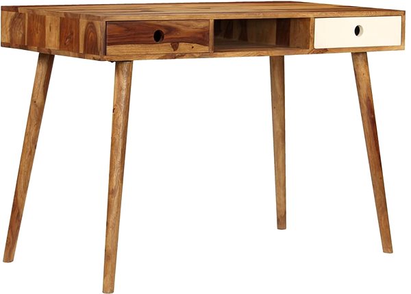 Písací stôl Písací stôl z masívneho sheeshamového dreva 110 x 55 x 76 cm ...