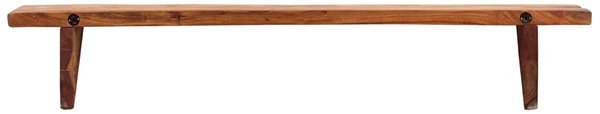 Polica Shumee - Nástenné 2 ks 110×20×18 cm masívne akáciové drevo, 337824 ...