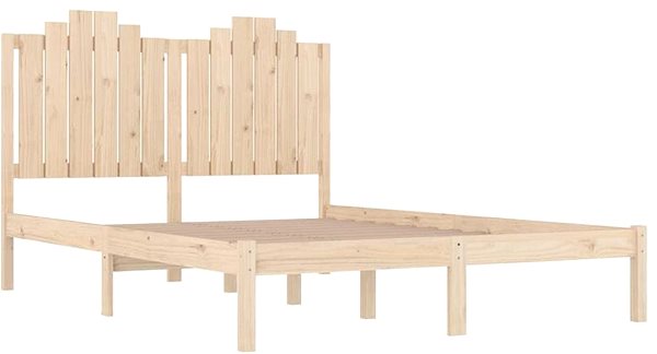 Posteľ Rám postele masívna borovica 120 × 200 cm, 3103773 ...