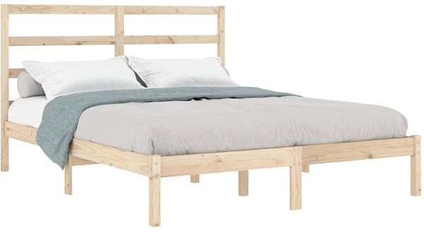 Rám postele Rám postele masívna borovica 140 × 200 cm, 3104933 ...
