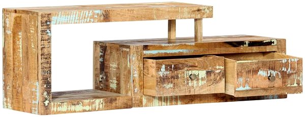 TV stolík SHUMEE 120 × 30 × 40 cm masívne recyklované drevo ...