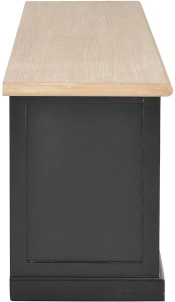 TV stolík SHUMEE čierny 120 × 30 × 40 cm drevo ...