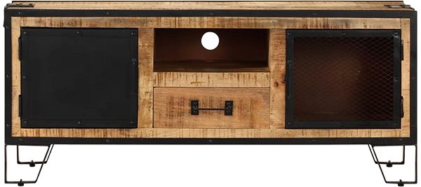 TV stolík SHUMEE 110 × 31 × 46 cm hrubé mangovníkové drevo ...