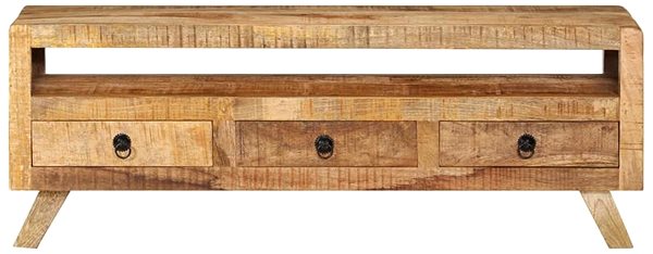 TV stolík SHUMEE 110 × 30 × 40 cm masívne mangovníkové drevo ...