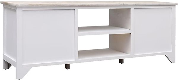 TV stolík SHUMEE 108 × 30 × 40 cm masívne drevo paulovnia ...