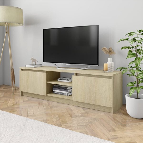 TV stolek SHUMEE dub sonoma 120 × 30 × 35,5 cm  ...