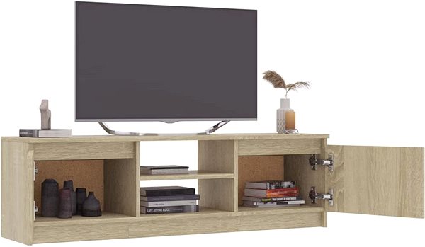 TV stolek SHUMEE dub sonoma 120 × 30 × 35,5 cm  ...