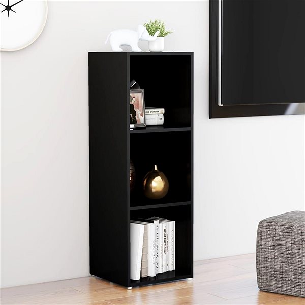 TV stolek SHUMEE černý 107 × 35 × 37 cm ...