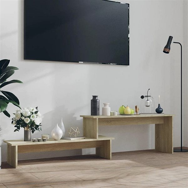 TV stolík SHUMEE dub sonoma, 180 × 30 × 43 cm ...