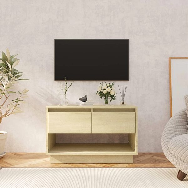 TV stolík SHUMEE dub sonoma, 70 × 41 × 44 cm ...