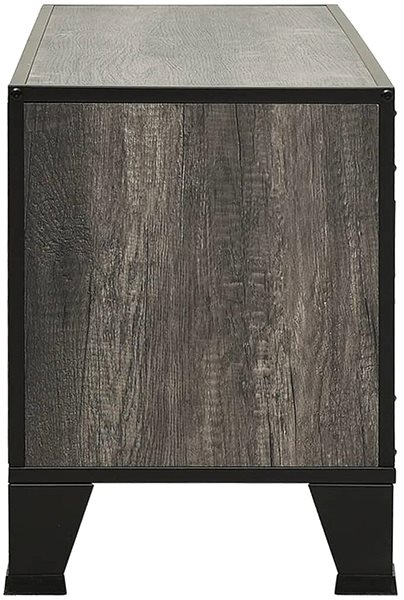 TV stolek SHUMEE šedý 105 × 36 × 47 cm kov a MDF ...