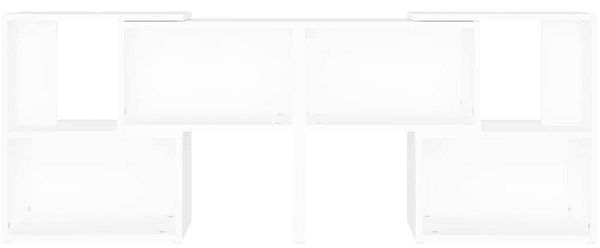 TV stolík SHUMEE biely 104 × 30 × 52 cm ...