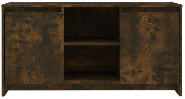 TV stolek SHUMEE kouřový dub 102 × 37,5 × 52,5 cm ...