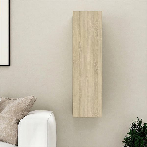 Skříňka SHUMEE dub sonoma, 30,5 × 30 × 110 cm  ...