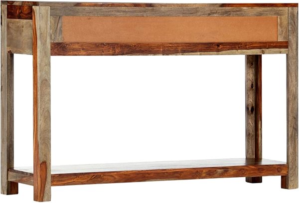 Konzolový stolík SHUMEE s 3 zásuvkami 120 × 30 × 75 cm masívny sheesham ...