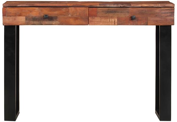 Konzolový stolek SHUMEE 110 × 30 × 76 cm masivní recyklované dřevo ...