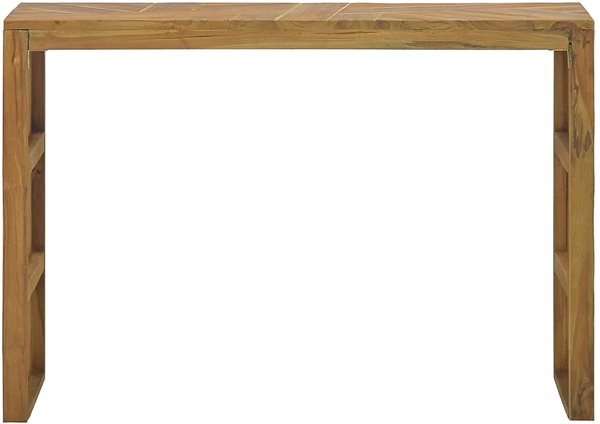 Konzolový stolík SHUMEE 110 × 35 × 75 cm masívne teakove drevo ...