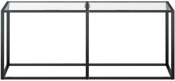 Konzolový stolík SHUMEE priehľadný 180 × 35 × 75,5 cm tvrdené sklo ...