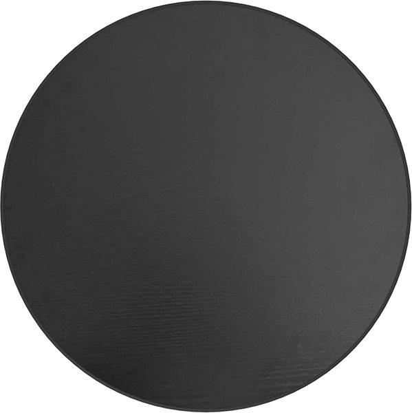 Odkladací stolík SHUMEE čajový čierny Ø 35 cm MDF ...