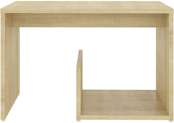 Odkladací stolík SHUMEE dub sonoma 59 × 36 × 38 cm, drevotrieska ...
